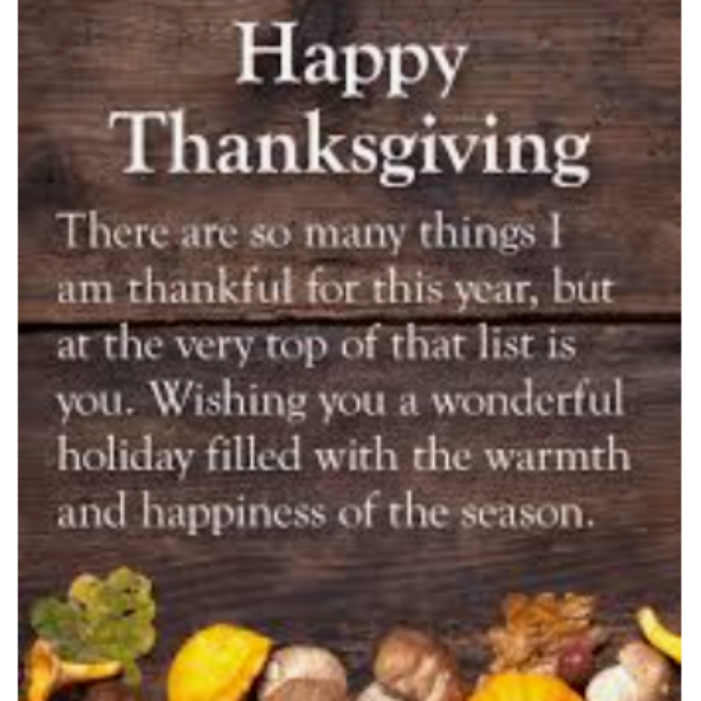 HAPPY THANKSGIVING